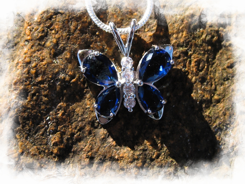 Blue Fairy Pendant of Love light happiness and beauty