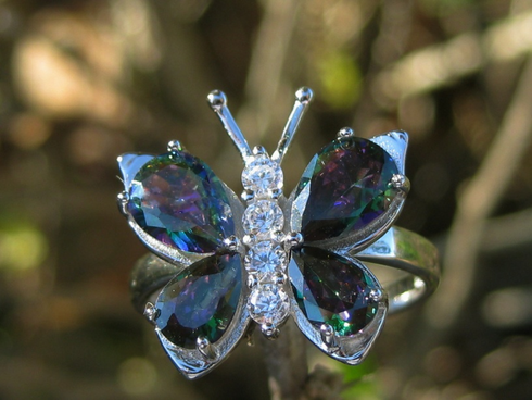 Blue Fairy Ring of Beauty and Happiness