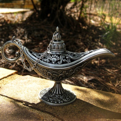 Genie Djinn  Lamp unlimited wishes The dream maker