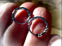 Giddy gorgeous and glamorous spell cast hoop earrings