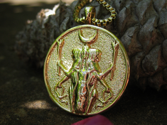 Goddess Hecate Queen of Witches Amulet of supernatural miracles