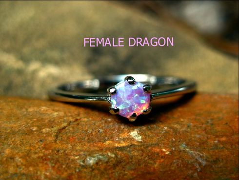 Haunted Baby Dragon ring choose male or female