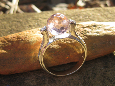 Haunted Crystal Ball ring Portal premonitions astral travel