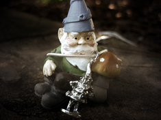 Haunted Doll Lucky Gnome of wealth and riches
