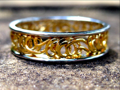 Haunted Pot of Gold wealth and riches spell ring