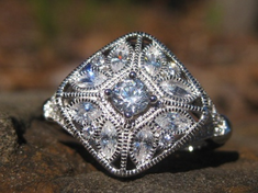 Haunted ring Illuminati Skull and crossbones Pleiades warrors