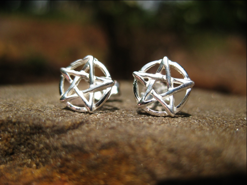 Haunted seal of Solomon Earrings