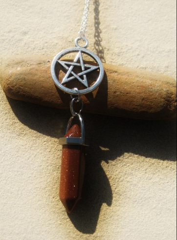Ignatio Fire Djinn Pentagram Pendant All wishes granted