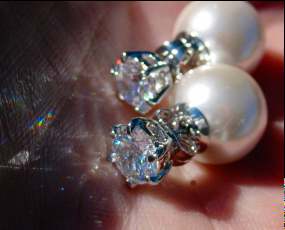 Jackie O Crystal Palace spell cast Earrings