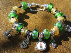 Lucky Gnome Spirit Spell cast Wealth money bracelet