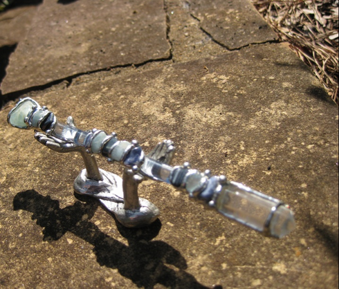 SOLD OUT MAGICK CRYSTAL WAND spirits of the Air and 7 spells