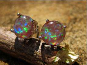 Magickal eye of Shiva Earrings wealth ESP