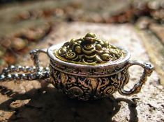 Metaphysical POT OF GOLD secret wealth drawing Amulet Millionaire