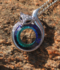 Powerful 9 tail Kitsune Spirit Pendant