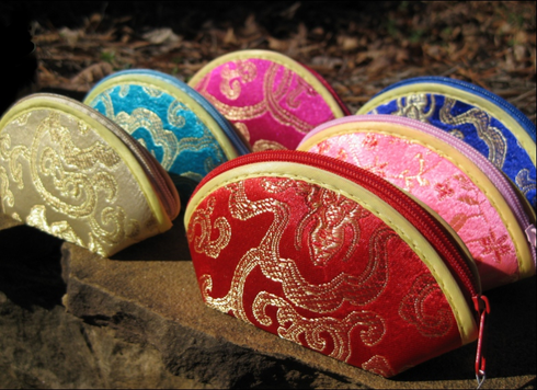 Recharging pouch for haunted rings and pendants