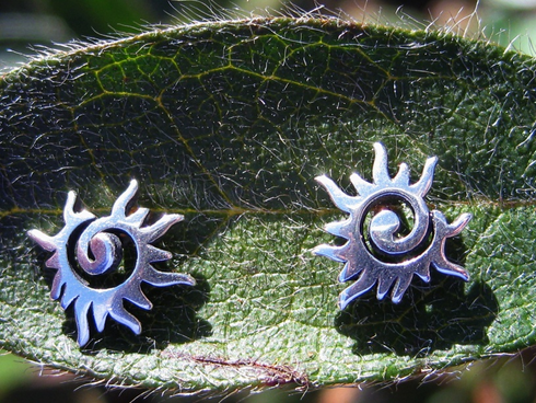 Universal Life force Earrings Balancing and Positive attraction