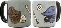 Mara Stoneware Mug - Baseball 16oz Mara Stoneware Mug - Baseball 16oz