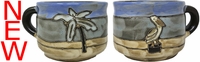 Mara Stoneware Stackable Mug - Palm Trees 16oz Mara Stoneware Stackable Mug - Palm Trees 16oz