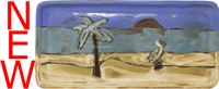 Mara Stoneware Sushi / Appetizer Plate - Palm Trees only $27.95 Mara Stoneware Sushi / Appetizer Plate - Palm Trees only $27.95