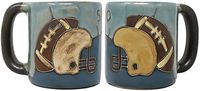 Mara Stoneware Mug - Football 16oz Mara Stoneware Mug - Football 16oz