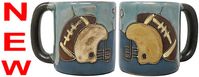 Mara Stoneware Mug - Football 16oz Mara Stoneware Mug - Football 16oz