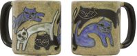 Mara Stoneware Mug - Kitties 16oz Mara Stoneware Mug - Kitties 16oz