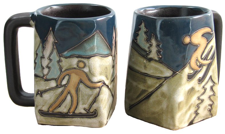 Tasse à Café Soupe Roobee By Mara Mi "Et Donc L'aventure Commence" - 12 Oz - Noire - Céramique