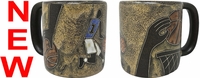 Mara Stoneware Mug - Basketball 16oz Mara Stoneware Mug - Basketball 16oz