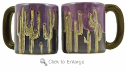 Mara Stoneware Mug - Cactus - 16oz-<font color="#FF0000">Out of stock until roughly Mid August (NOTE: This may delay your entire order) </font>