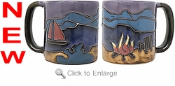Mara Stoneware Mug - Campfire 16oz