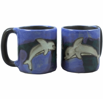 マセラティ&ドルフィン Mara Stoneware Mug - Dolphin 16oz only $26.95