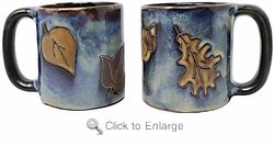 Mara Stoneware Mug - Leaves 16oz