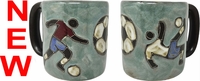Mara Stoneware Mug - Soccer 16oz Mara Stoneware Mug - Soccer 16oz