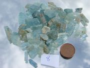 AQ-08 Aquamarine pieces