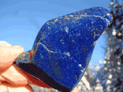 LP-03 Polished Lapiz Lazuli with Golden Pyrite specs