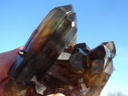 DEC-29 Smokey Quartz crystal window cluster 