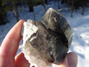 RR-4 Tibetan Black Quartz cluster