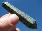 RZ 3 Ruby and Zoisite  Carved point