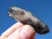 **TT-03  Tibetan Double terminated point Frosty Bent Formation..Triple Point