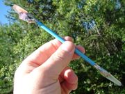 W-01 Tibetan Red Tibetan Phantom, Lemurian crystal, Amethyst wand