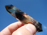 YT-87 Double Terminated polished Tibetan Black Quartz