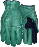  "Cold River" Deep Green Grain Leather, Fleece Lined