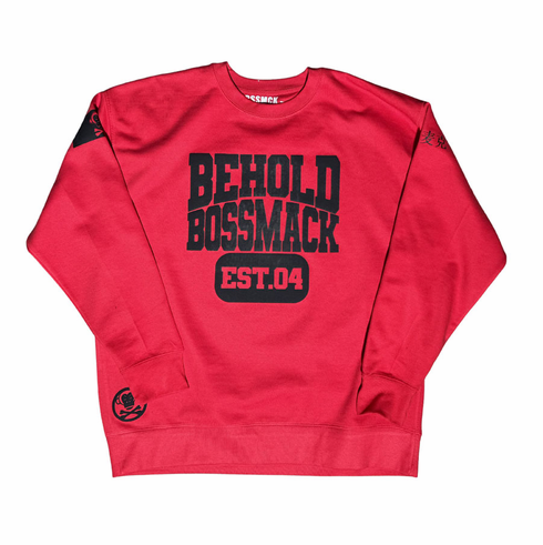 BEHOLD BLACK AND RED CREWNECK