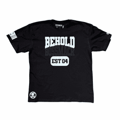 BEHOLD BLACK AND WHITE TEE