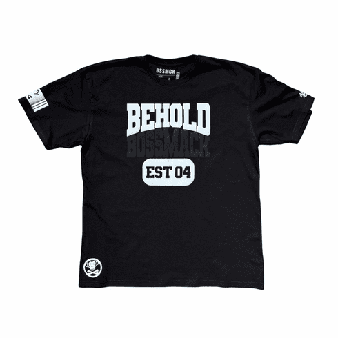 BEHOLD BLACK AND WHITE TEE