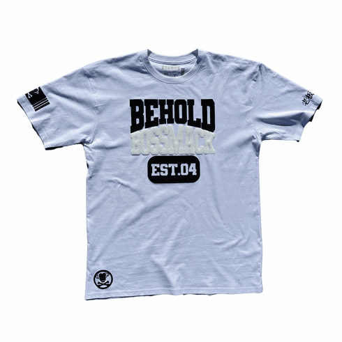 BEHOLD WHITE AND BLACK TEE