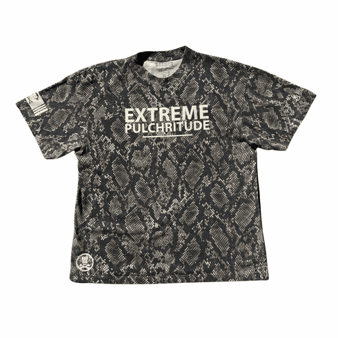 EXTREME PULCHRITUDE SNAKE SCALES TEE