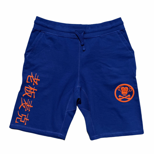 OG LOGO ORANGE AND BLUE SHORTS