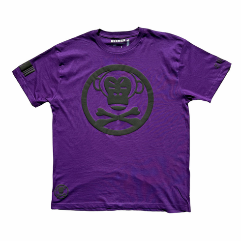 OG LOGO PURPLE AND BLACK TEE