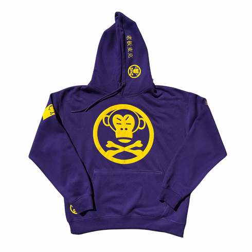 OG LOGO PURPLE AND GOLD HOODIE